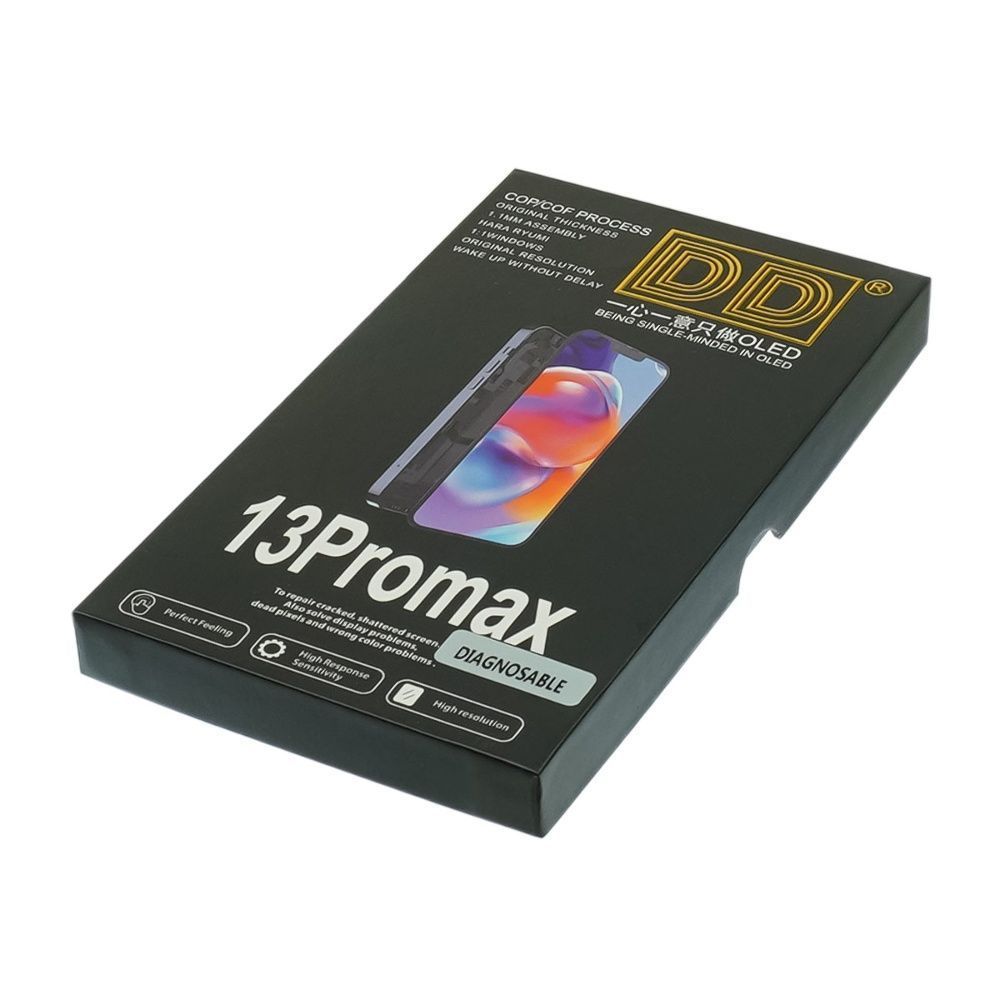 Дисплей для Apple iPhone 13 Pro Max с чёрным тачскрином 120Hz (без ошибки) DD-OLED