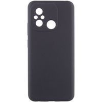 Чохол Silicone Cover Full Camera для Xiaomi Redmi 12C (Black) фото 1