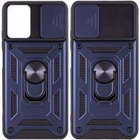 Ударостійкий чохол Camshield Ring для Xiaomi Redmi 10 (Темно Синій)