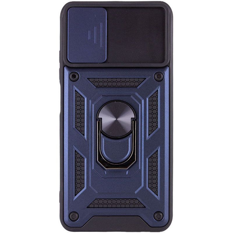 Ударопрочный чехол Camshield Ring для Xiaomi 13 Lite (Темно Синий)