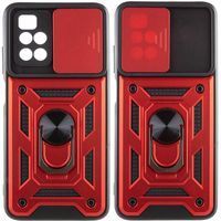 Ударостійкий чохол Camshield Ring для Xiaomi Redmi 10 (Червоний)