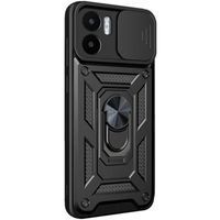 Ударостійкий чохол Camshield Ring для Xiaomi Redmi A1 (Чорний) фото 3
