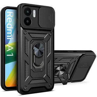 Ударостійкий чохол Camshield Ring для Xiaomi Redmi A1 (Чорний)