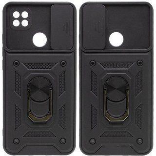 Ударостійкий чохол Camshield Ring для Xiaomi Redmi 10A (Чорний)