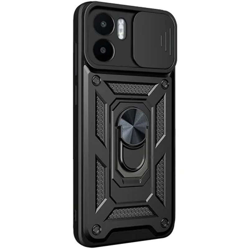Ударостійкий чохол Camshield Ring для Xiaomi Redmi A1 (Чорний)