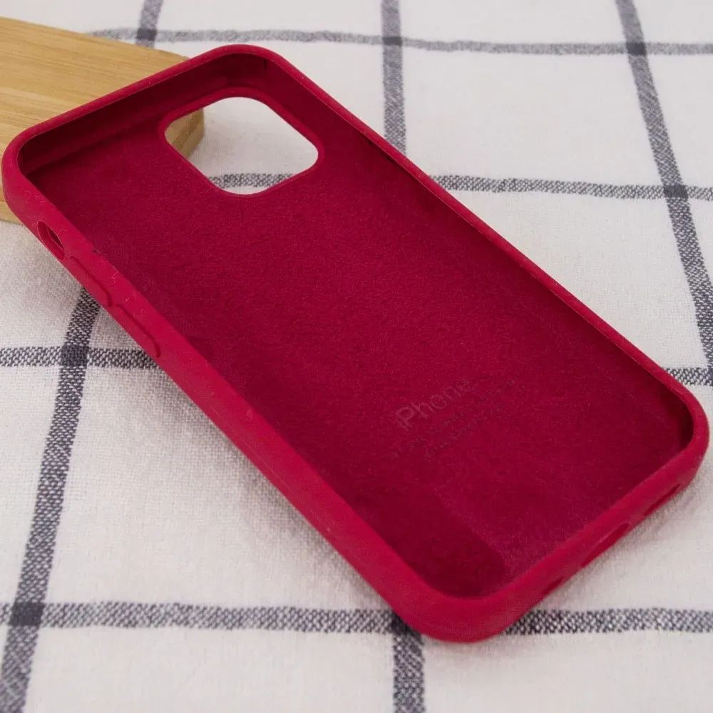 Чехол Silicone Full Protective Case (AA) для Apple iPhone 15 Pro (6.1") (Red)
