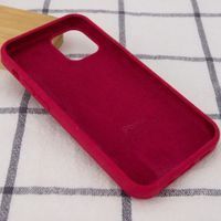 Чехол Silicone Full Protective Case (AA) для Apple iPhone 15 Pro (6.1") (Red) фото 3