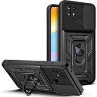 Ударостійкий чохол Camshield Ring для Xiaomi Redmi 10C (Чорний)