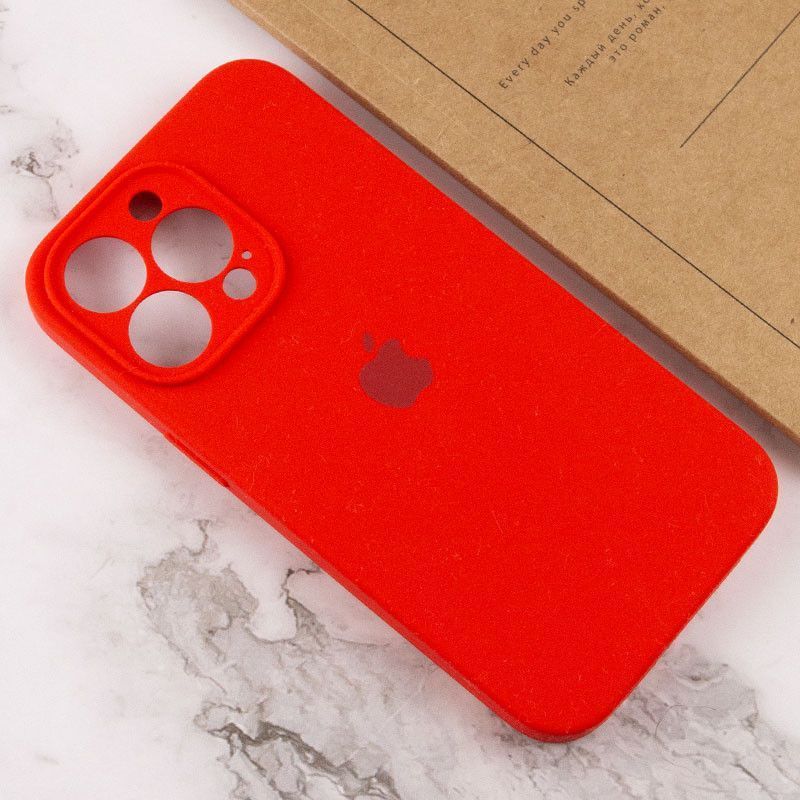 Чохол Silicone Case Закрита камера Iphone 14 Pro Max (Червоный/ Red)