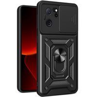 Ударостійкий чохол Camshield Ring для Xiaomi 13T (Чорний) фото 2