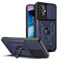 Ударостійкий чохол Camshield Ring для Xiaomi Poco M5 (Темно Синій)