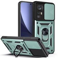 Ударостійкий чохол Camshield Ring для Xiaomi 12T (Зелений)