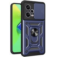 Ударостійкий чохол Camshield Ring для Xiaomi Redmi Note 12 Pro Plus 5G (Темно Синій)