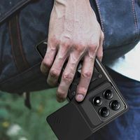 Ударостійкий чохол Camshield Ring для Xiaomi 14T (Чорний) фото 4
