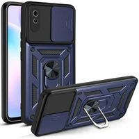 Ударостійкий чохол Camshield Ring для Xiaomi Redmi 9A (Темно Синій)
