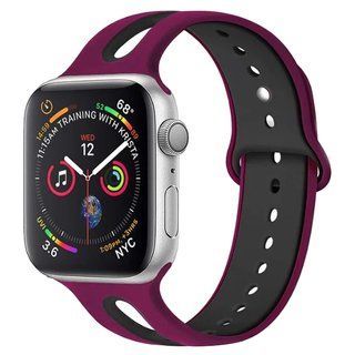 Ремінець Line 2 Colors для Apple Watch 41 | 40 | 38 | SE mm (Lirple/Black)