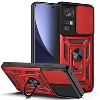 Ударостійкий чохол Camshield Ring для Xiaomi 12T (Червоний)