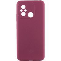 Чохол Silicone Cover Full Camera для Xiaomi Redmi 12C (Plum)