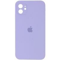 Чохол Silicone Case Закрита камера Iphone 12 (Бузковий / Dasheen)