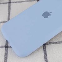 Чехол Silicone Case Закрытая камера Iphone 14 Plus (Нежно Голубой / Light Turquoise) фото 3