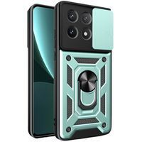 Ударостійкий чохол Camshield Ring для Xiaomi Poco X6 Pro (Зелений)