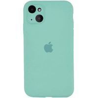 Чехол Silicone Case Закрытая камера Iphone 14 (Бірюзовий / Spearmint)