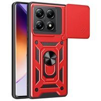 Ударостійкий чохол Camshield Ring для Xiaomi 14T (Червоний)