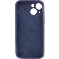 Чохол Silicone Case Закрита камера Iphone 14 Plus (Темно Синій/ Midnight Blue) фото 4