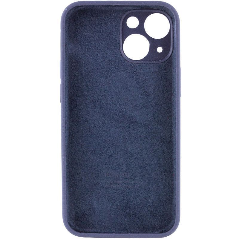 Чохол Silicone Case Закрита камера Iphone 14 Plus (Темно Синій/ Midnight Blue)