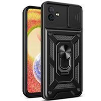 Ударостійкий чохол Camshield Ring для Samsung Galaxy A07 (Чорний) фото 1