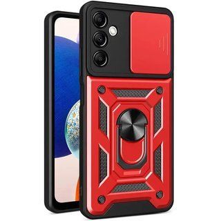 Ударопрочный чехол Camshield Ring для Samsung Galaxy A15 (Красный)