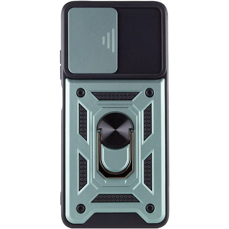 Ударостійкий чохол Camshield Ring для Xiaomi Redmi Note 12 4G (Зелений)
