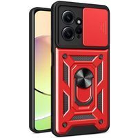 Ударостійкий чохол Camshield Ring для Xiaomi Redmi Note 12 4G (Червоний)