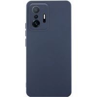 Чехол Silicone Cover Full Camera для Xiaomi 11T (Midnight blue)