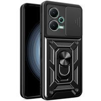 Ударостійкий чохол Camshield Ring для Xiaomi Poco X5 5G (Чорний) фото 1