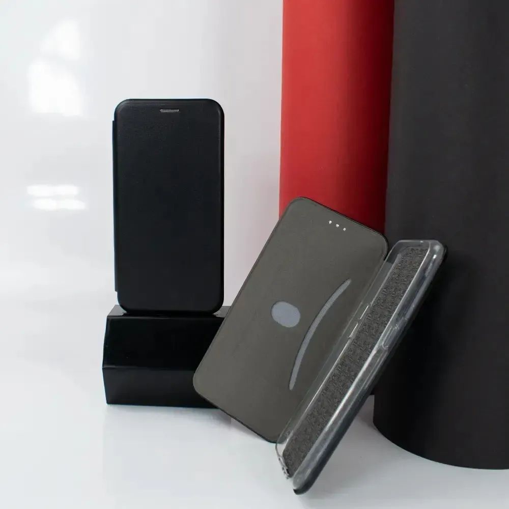 Чохол книжка Xiaomi Poco M7 Pro 5G Flip Magnetic шкіряний Чорний