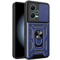 Ударостійкий чохол Camshield Ring для Xiaomi Poco X5 5G (Темно Синій)