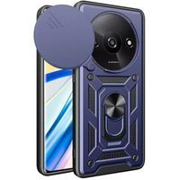 Ударостійкий чохол Camshield Ring для Xiaomi Redmi A3 (Темно Синій)