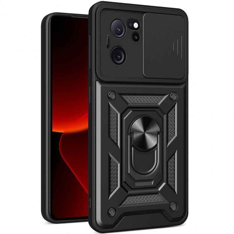 Ударостійкий чохол Camshield Ring для Xiaomi 13T Pro (Чорний)