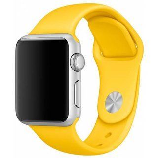 Ремінець силіконовий Sport Band Apple Watch 49 | 45 | 44 | 42 mm (Yellow)