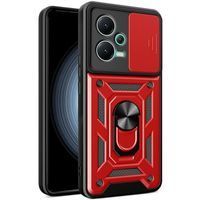 Ударостійкий чохол Camshield Ring для Xiaomi Poco X5 5G (Червоний)