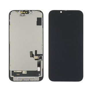 Дисплей GXQC-Super OLED SOFT для Apple iPhone 14 з чорним тачскрином 60Hz (без помилки) Service Pack
