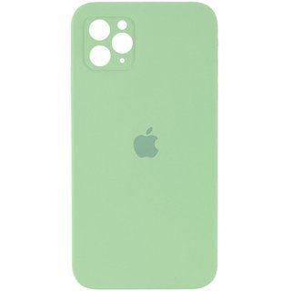 Чохол Silicone Case Закрита камера Iphone 12 Pro (М'ятний / Mint)