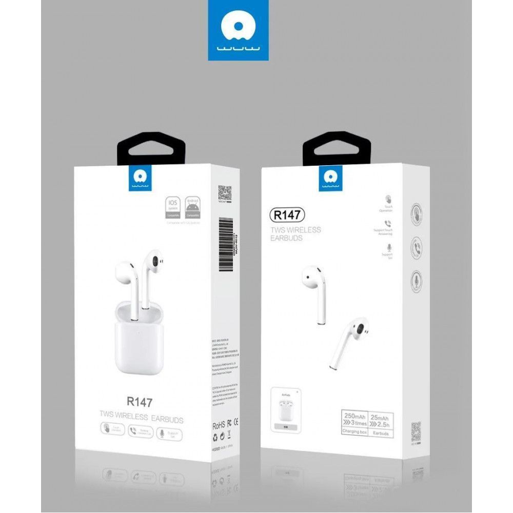 Беспроводные наушники Bluetooth WUW R147 Pods 2 TWS