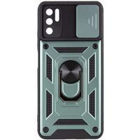 Ударостійкий чохол Camshield Ring для Xiaomi Poco M3 (Зелений) фото 2