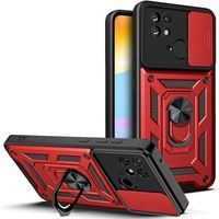 Ударостійкий чохол Camshield Ring для Xiaomi Redmi 10C (Червоний)