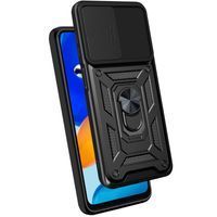 Ударостійкий чохол Camshield Ring для Xiaomi Redmi Note 11 (Чорний) фото 2