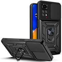 Ударостійкий чохол Camshield Ring для Xiaomi Redmi Note 11 (Чорний)