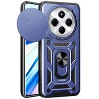 Ударостійкий чохол Camshield Ring для Xiaomi Poco C75 (Темно Синій)