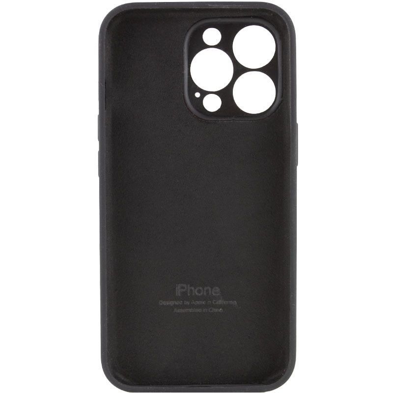 Чехол Silicone Case Закрытая камера Iphone 13 Pro (Черный / Black)